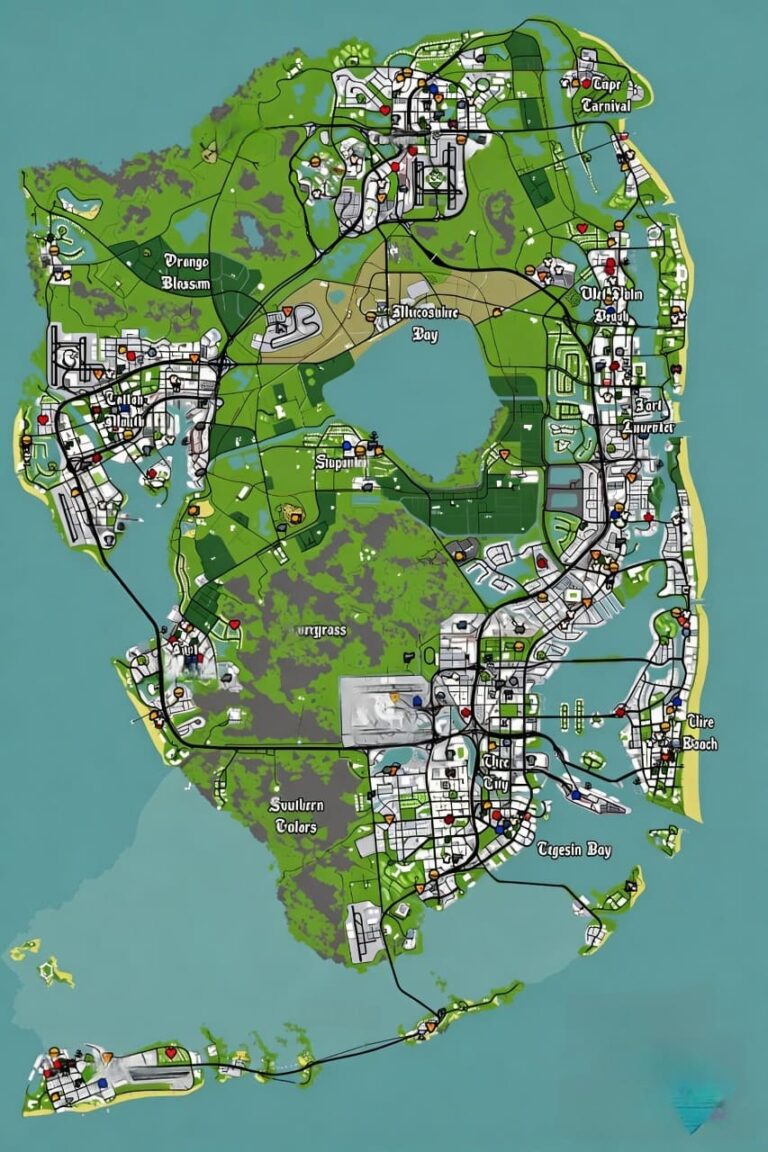 The Map of GTA VI: Comparing Leonida to the Classic Vice City