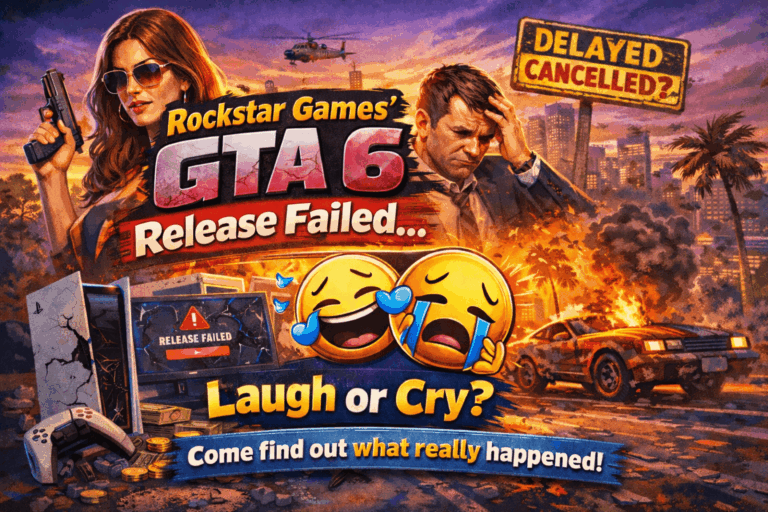 😂Rockstar Games’ GTA 6 Release Fails Again, Rockstar: “It’s Not a Bug, It’s a Test”